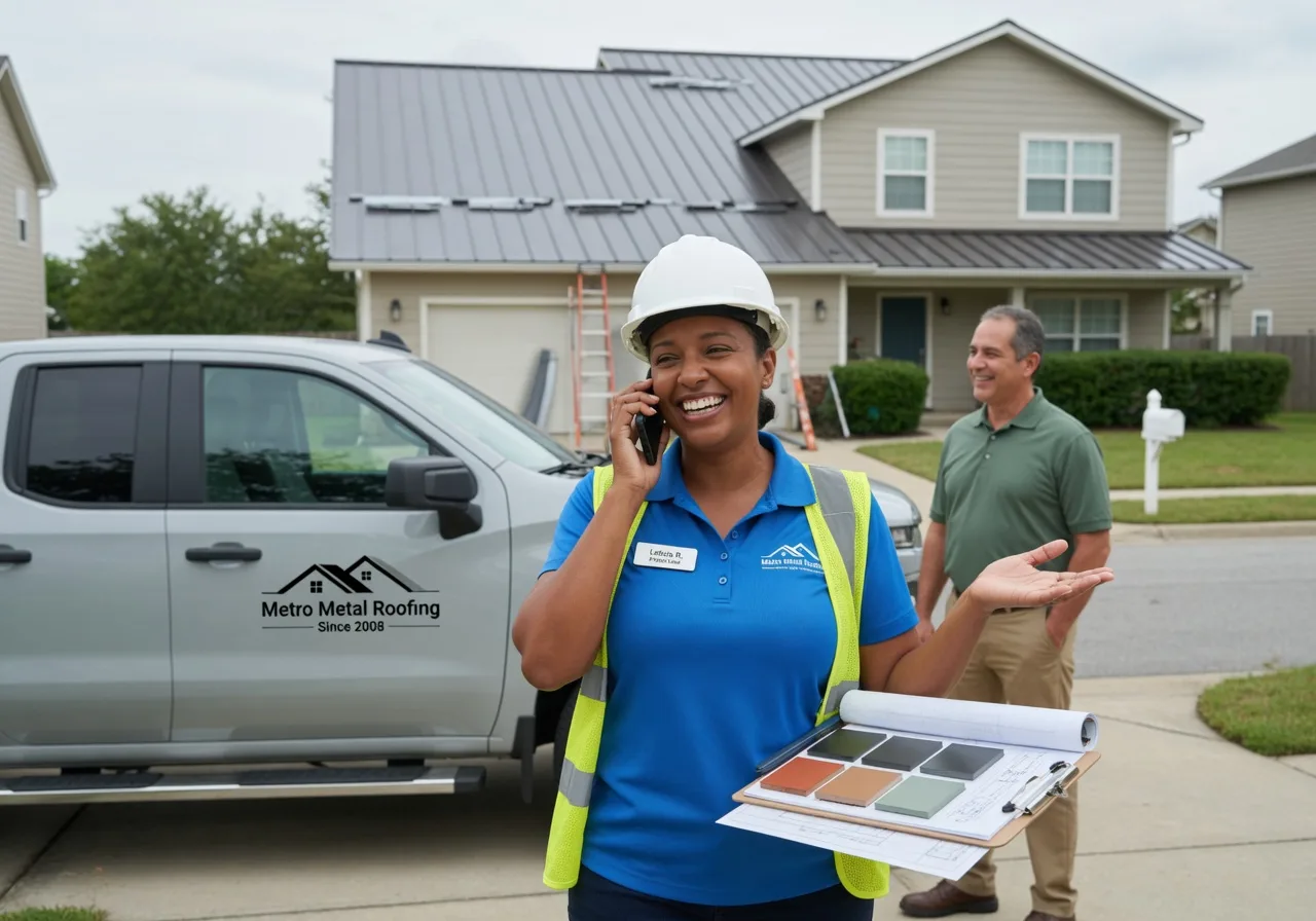 Storm Damage Metal Roof Repair in Martinsburg, OH